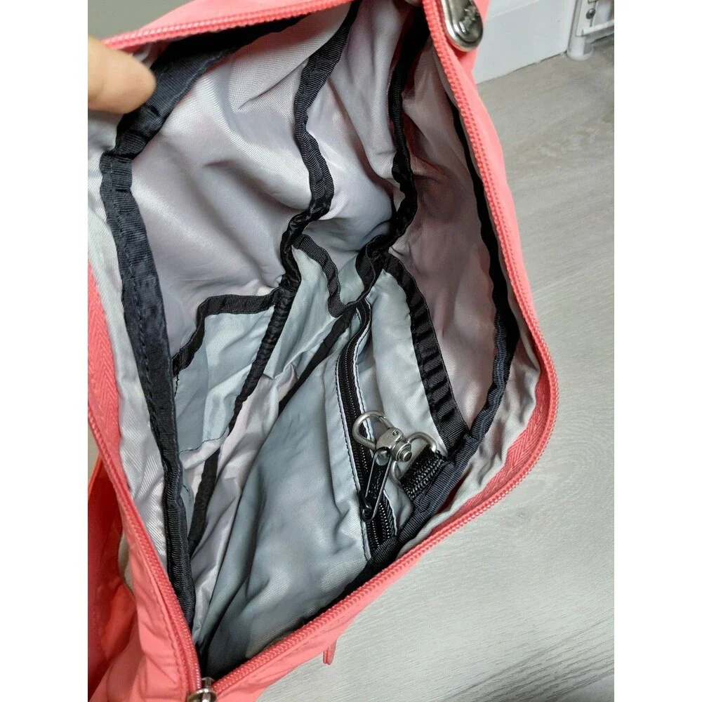 Ameribag Pink Coral Color Handbag Purse Back Pack.